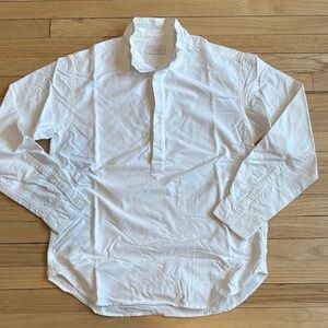 Aime Leon Dore White Casual Oxford Pullover Shirt